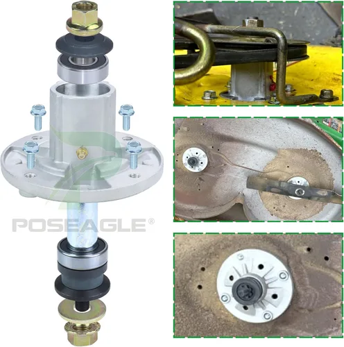 Vista 6 de El ensamblaje del husillo AM136733 reemplaza a John Deere AM137483 husillo AM143469 AM134292 AM137097 para John Deere X300 X300R X304 X310 X324 Z225