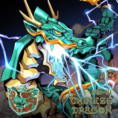 Vista 7 de 52TOYS MEGABOX - Figura de acción de juguete de deformación de dragón chino, juguetes de conversión en mecha y cubo, regalo perfecto para fiesta