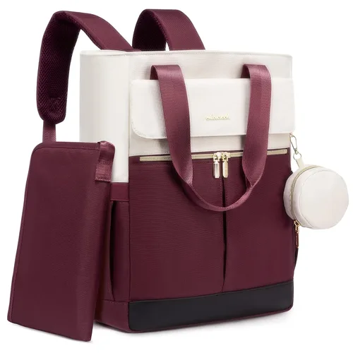Vista 13 de LOVEVOOK Mochila para pañales con bolsillos aislados, bolsa de bebé para niñas y niños con cambiador, bolsa de pañales grande con funda para Negro