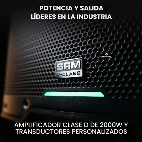Vista 2 de Mackie SRM Serie V-Class, Altavoz de Alto Rendimiento de 10 Pulgadas 2000W, Amplificado - Negro (SRM210 V-Class)