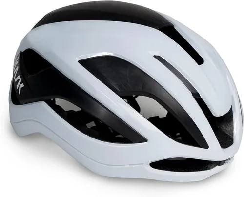 Vista 11 de KASK Elemento - Casco de ciclismo de carretera aerodinámico, grava y montaña, casco de ciclismo de ciclocross verde (Beetle Green)