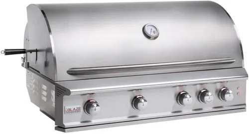 Vista 3 de Blaze Professional LUX BLZ-4PRO-LP-3PC-SC - Paquete de cocina de propano de 44 pulgadas