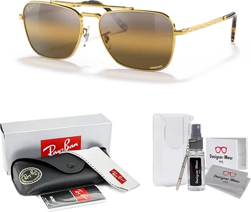 Vista 2 de Ray-Ban RB3136 CARAVAN - Gafas de sol para hombre y mujer + paquete con kit de gafas de accesorios