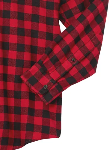 Vista 5 de Tienda Essentials - Camisa de franela de manga larga para hombre (disponible en tallas grandes y altas)