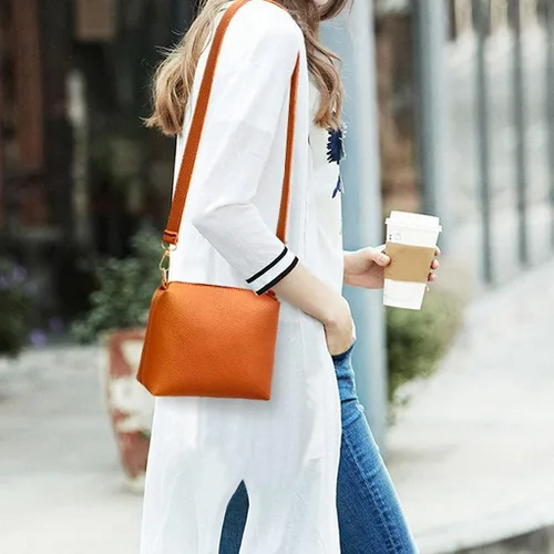 Vista 3 de Bolso de mano para mujer en bolsos de cuero, 4 piezas, bolsos de hobo para mujer, bolsos de hombro para niñas, bolso de piel sintética 2022, dorado