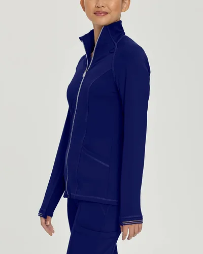Vista 2 de Urbane Impulse Slim Fit Extreme Stretch 2-Pocket Scrub Jacket for Women 9742
