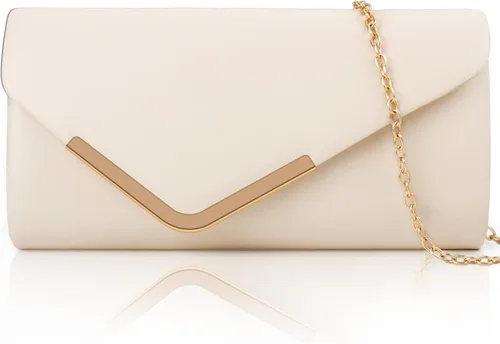 Vista 16 de Bolso de mano Larcenciel para mujer, bolso de lentejuelas brillante con cadena, bolso de noche con destellos para fiestas y graduaciones