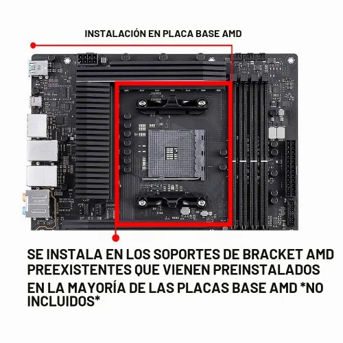 Vista 7 de AMD Socket FM2/FM1/AM3/AM2/1207/940/939/754 4-Pin Conector CPU Cooler con Core Base de cobre/heatpipes & Disipador de calor de aluminio & 2.75-inch
