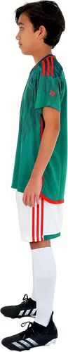 Vista 3 de PAIRFORMANCE Uniformes de fútbol para niños, camiseta deportiva de equipo y pantalones cortos para niños, ropa deportiva, unisex, de 4 a 14 años