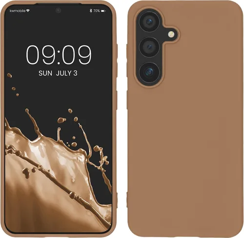 Vista 203 de kwmobile Funda compatible con Samsung Galaxy S23 - Funda protectora de silicona TPU suave y delgada - Piedra antigua