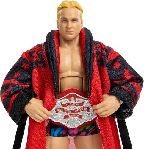 Vista 2 de Mattel WWE "Stunning" Steve Austin Elite Collection Figura de acción con accesorios, articulación y detalles realistas, 6 pulgadas