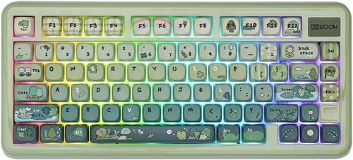 Vista 11 de KiiBoom Phantom81 Lite 75% Junta Teclado mecánico, VIA programable Negro