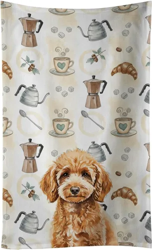 Vista 369 de Caroline's Treasures Afghan Hound - Toalla de cocina para barra de café, terciopelo frontal y lazo de algodón, lavable a máquina Sabueso afgano