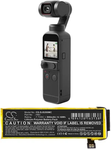 Vista 5 de Cameron Sino - Batería de repuesto para DJI Osmo Pocket, Osmo Pocket 2, Osmo Pocket II HB3