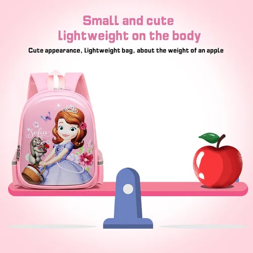 Vista 5 de Zrutpim Mochila escolar ligera e impermeable para niños, mochila escolar con dibujos animados 3D para niños y niñas, mochila para niños y niñas