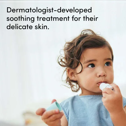 Vista 7 de Evereden Dry Relief DUO - Crema Facial (1.7oz) y Bálsamo Labial (0.13oz) - Paquete de Chapstick para Niños Pequeños y Crema para Bebés Limpio