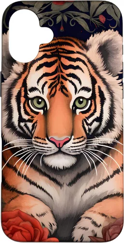 Vista 23 de Red Roses Tiger Cub Case for iPhone 17
