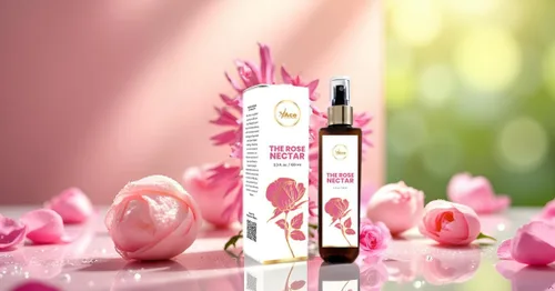 Vista 8 de My Ace Rose Nectar Face Mist – Tónico hidratante y spray de agua de rosas con niacinamida y regaliz Bruma facial natural sin alcohol para calmar