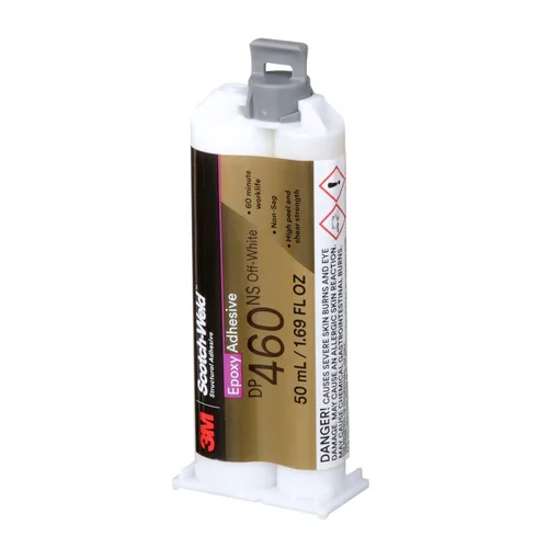 Vista 3 de 3M adhesivo epoxi Scotch-Weld DP460, blanco, 1.25 onzas líquidas (paquete de 1)