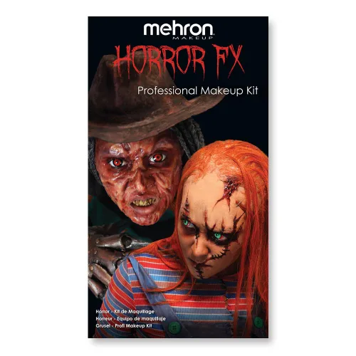 Vista 13 de Mehron - Kit de maquillaje premium de personaje (gorra calva)