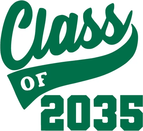 Vista 34 de Senior 2035 Iron On Transfer for Shirts, Black