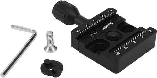 Vista 12 de Haoge CP-MA90 Adaptador de abrazadera QR de placa de liberación rápida para cabezal de video líquido Manfrotto para trípode seleccionado a
