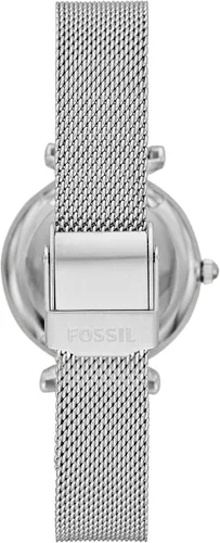 Vista 3 de Fossil Carlie Mini Reloj casual de cuarzo de acero inoxidable para mujer