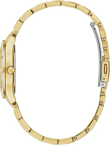 Vista 2 de Bulova Ladies' Crystal Phantom 3-Hand, Small Second Hand Quartz Watch, Mother-of-Pearl Dial