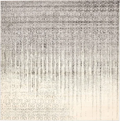 Vista 25 de Unique Loom Del Mar Collection Alfombra de Área - Jennifer (5' 1" x 8' Rectángulo, Gris/Negro)