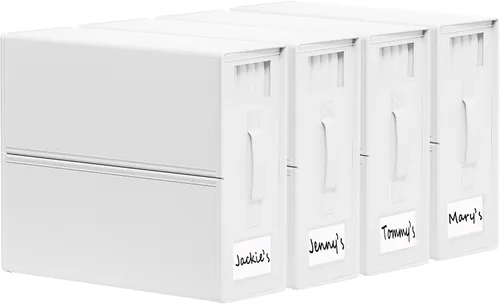 Vista 15 de SUOCO SheetCube - Organizadores de sábanas y almacenamiento de 2 unidades, organizador plegable de lino para armario, contenedor de caja