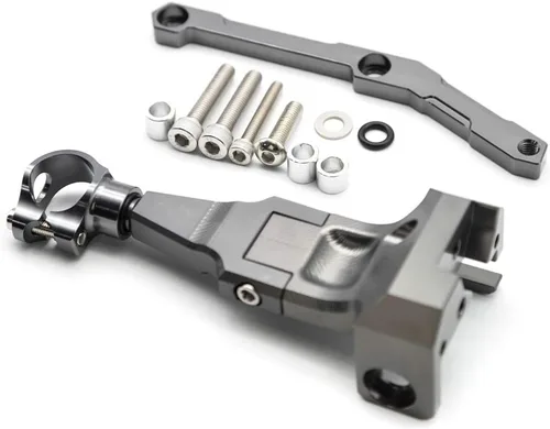 Vista 5 de FXCNC Racing motocicleta CNC amortiguador de dirección estabilizador búfer kit de montaje compatible con MT-09 MT09 FZ09 FZ-09 (no Tracer)