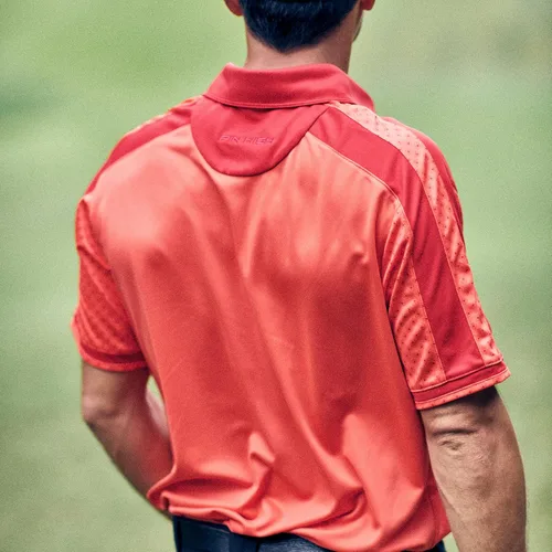 Vista 4 de Camisa de golf Dry Fit para hombre, polo de manga corta de secado rápido, absorbe la humedad