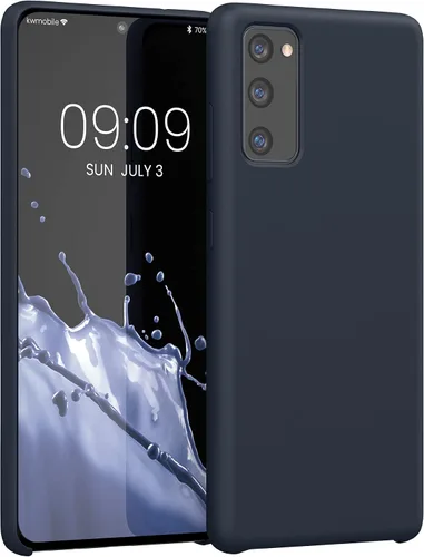 Vista 90 de kwmobile Funda compatible con Samsung Galaxy S9 - Funda de silicona TPU con acabado suave - Blue Reef