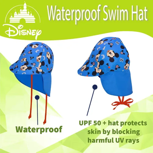 Vista 2 de Disney Sombrero de natación para niños pequeños sombrero de sol para niños sombrero de verano con favoritos sombrero de sol para bebé
