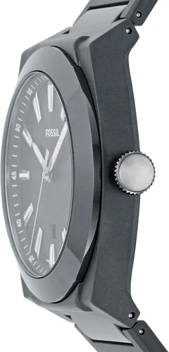 Vista 5 de Fossil Everett Reloj de cuarzo negro para hombre CE5027, Gris, Plataforma