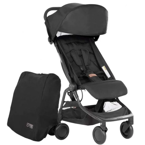 Vista 7 de Mountain Buggy Nano V3 Cochecito (negro)