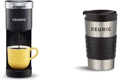 Vista 8 de Keurig K-Mini - Cafetera de servicio individual, color negro y kit de mantenimiento de cafetera K-Duo para cuidado de 3 meses
