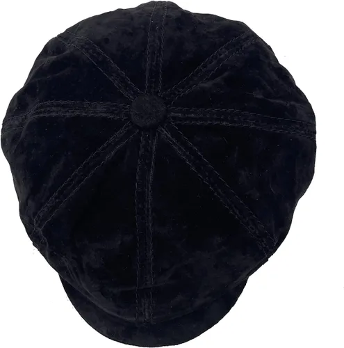 Vista 3 de Gorra plana de cuero Gatsby Ivy Golf Cabbie de 8 piezas para hombre