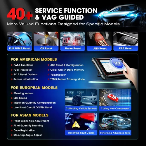 Vista 7 de Escáner Autel MaxiPRO MP900TS, TPMS superior y OE ECU C0ding como MS906 PRO-TS 2026 8in MP900-TS Bidirectional Scan Tool & 3000+ Test, 40+