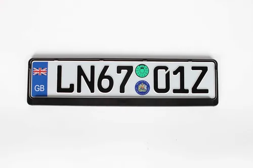 Vista 6 de Placa de matrícula europea personalizada de Gran Bretaña