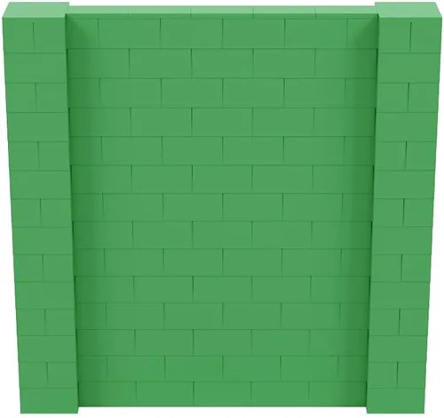 Vista 211 de EverBlock Kit de pared de 5 x 4 pies Bloques de construcción modulares Sistema de pared para edificios, pantallas y estructuras Divisor