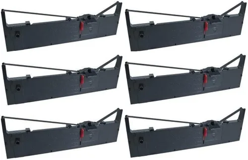 Vista 2 de Repuesto compatible para cintas de impresora FX-980 negras (6/PK) (S015091)