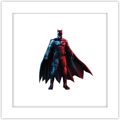 Vista 12 de Gallery Pops DC Comics The Batman - Arte de pared de Batman, versión enmarcada negra, 12 x 12 pulgadas