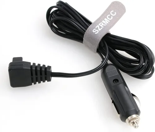 Vista 3 de SZRMCC Cable de encendedor de cigarrillos de 12 V CC, enchufe de cable de 2 pines, caja fría, mini cable de extensión de repuesto para nevera