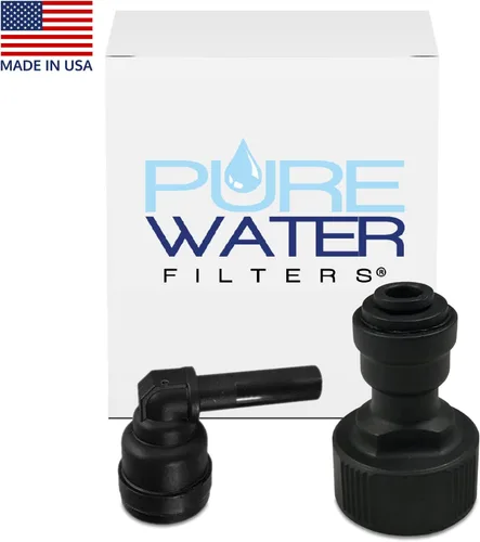 Vista 2 de Empalme con codo Keurig B150 para conexión directa de línea de agua