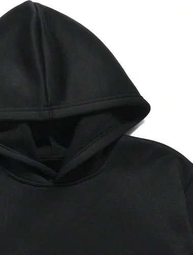 Vista 3 de GORGLITTER Sudadera con capucha y bolsillo de canguro con capucha y estampado floral para hombre