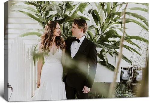 Vista 12 de Impresiones en lienzo personalizadas con tus fotos, imágenes personalizadas sobre lienzo, arte de pared para dormitorio, sala de estar, boda, bebé