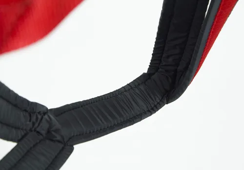 Vista 4 de Neewa Arnés X-Back Racing – Grande, rojo Equipo duradero para esquiar en trineo para perros Ajuste cómodo ajustable Cuello 17 pulgadas, pecho