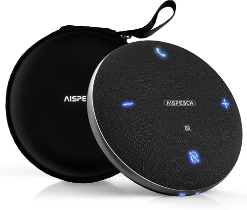 Vista 12 de Altavoz de conferencia Bluetooth M4 con reducción de ruido AI, resúmenes de IA, transcripción AI con soporte de 60 idiomas, captación de voz 360° a