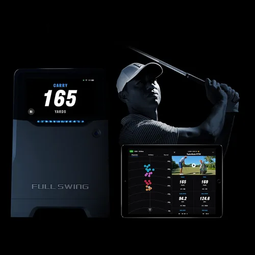 Vista 2 de Kit de lanzamiento de golf Full Swing Analizador portátil de datos de swing para interior/exterior 16 métricas de club y bola Cámara 4K